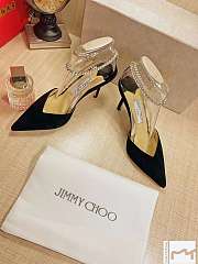 Jimmy Choo Seada 100 Black Suede - 2