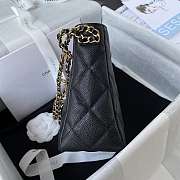 Chanel Small Hobo Bag Grained Leather Black - AS3223 - 16x19x8cm - 3