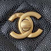 Chanel Small Hobo Bag Grained Leather Black - AS3223 - 16x19x8cm - 5