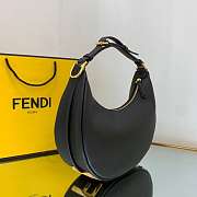 Fendigraphy Small Black Nero leather bag - 8BR798 - 29x24.5x10cm - 5