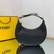 Fendigraphy Small Black Nero leather bag - 8BR798 - 29x24.5x10cm - 2