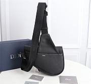 DIOR AND SHAWN Saddle bag black and white - 20x28.6x5cm - 2