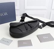 DIOR AND SHAWN Saddle bag black and white - 20x28.6x5cm - 3