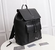 DIOR MOTION BACKPACK Black Oblique Galaxy Leather and Smooth Calfskin - 1ESBA1 - 5
