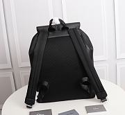 DIOR MOTION BACKPACK Black Oblique Galaxy Leather and Smooth Calfskin - 1ESBA1 - 3