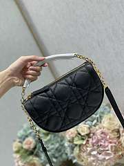 Dior Small Vibe Hobo Bag Lambskin Black - M7200 - 20×15×7cm - 3