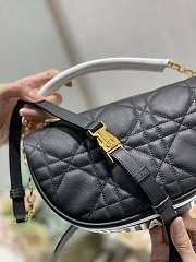 Dior Small Vibe Hobo Bag Lambskin Black - M7200 - 20×15×7cm - 2