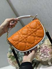 Dior Small Vibe Hobo Bag Lambskin Orange - M7200 - 20×15×7cm - 6