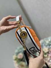 Dior Small Vibe Hobo Bag Lambskin Orange - M7200 - 20×15×7cm - 4