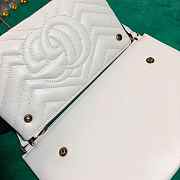 Gucci New Chevron Matelasse white - 453878 - 25x14x1cm  - 3