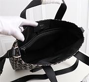 SADDLE TOTE BAG WITH SHOULDER STRAP Beige and Black Dior Oblique Jacquard - 1ADSH1 - 5