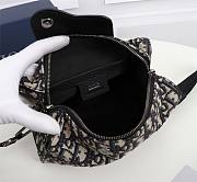 DIOR LINGOT 22 BAG Beige and Black Dior Oblique Jacquard - 1ADPO2 - 5