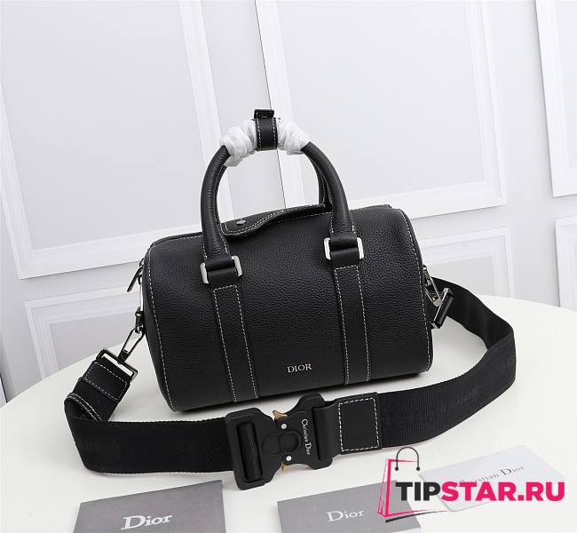 DIOR LINGOT 26 BAG Black Dior Oblique Jacquard - 1ADDU1 - 1