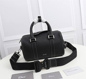 DIOR LINGOT 26 BAG Black Dior Oblique Jacquard - 1ADDU1