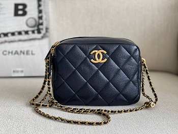 Chanel shoulder black bag - 14x18x4cm
