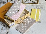 LV Felice Pochette Monogram Pink/Beige/Yellow - M81359 - 21x12x3cm - 1