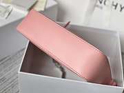 Givenchy Small Moon Cut Out Bag Leather Pink - 25x7x12cm  - 5