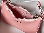 Givenchy Small Moon Cut Out Bag Leather Pink - 25x7x12cm  - 2