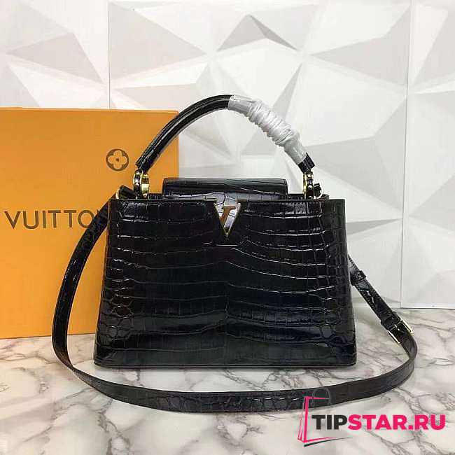 Louis Vuitton Crocodile Capucines PM -  31x20x11cm - 1