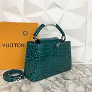 Louis Vuitton Blue Crocodile Capucines PM - 31x20x11cm - 6