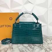 Louis Vuitton Blue Crocodile Capucines PM - 31x20x11cm - 5