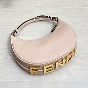 Fendigraphy Small Pink Nero leather bag - 8BR798 - 29x24.5x10cm - 6