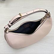 Fendigraphy Small Pink Nero leather bag - 8BR798 - 29x24.5x10cm - 5