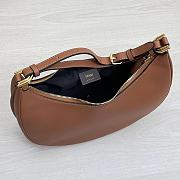 Fendigraphy Small Brown Nero leather bag - 8BR798 - 29x24.5x10cm - 6