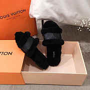 Louis Vuitton Lock It Flat Mules Slipper All Black - 1A8770 - 4