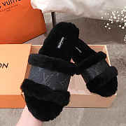 Louis Vuitton Lock It Flat Mules Slipper All Black - 1A8770 - 3
