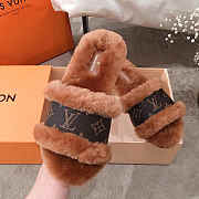 Louis Vuitton Lock It Flat Mules Slipper Light Brown - 1A8770 - 3