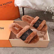Louis Vuitton Lock It Flat Mules Slipper Light Brown - 1A8770 - 2