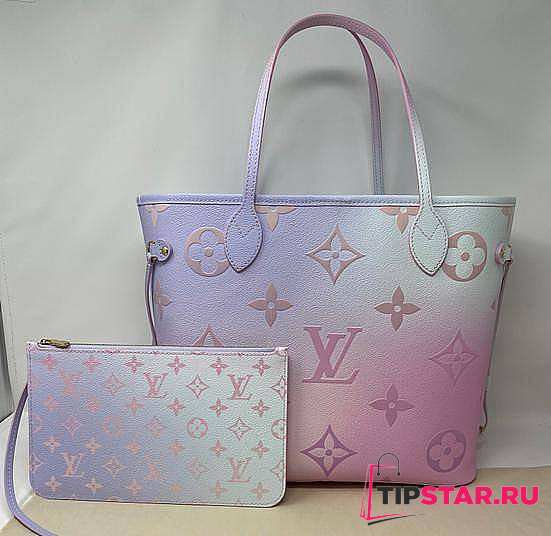 LV NEVERFULL MM TOTE BAG Pastel Spring In The City - M46077 - 31x28x14cm - 1