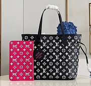 LV Neverfull Monogram Empreinte Black White - M46103 - 31x28x14cm - 1