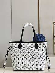 LV Neverfull Monogram Empreinte Black White - M46103 - 31x28x14cm - 4