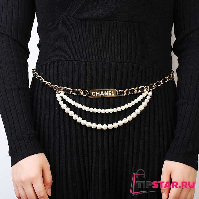 Chanel Pearl belt - 1
