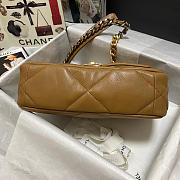 Chanel 19 handbag calfskin in brown - 26×16×9cm - 3