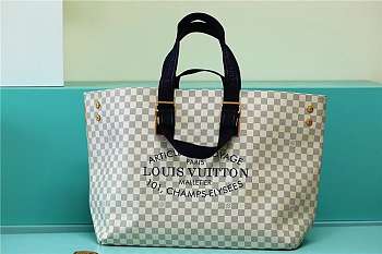Louis Vuitton Plan Soleil Cabas Pm Plan Shoulder Bag Black - N41179 - 49x40x19cm