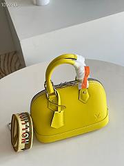 LV Alma BB Handbag Yellow - M59217 - 23.5x17.5x11.5cm - 4