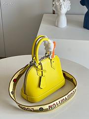 LV Alma BB Handbag Yellow - M59217 - 23.5x17.5x11.5cm - 5