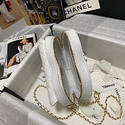 Chanel Heart-shaped flap bags in white - AS3191 - 18x16x6.5cm - 3
