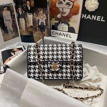 Chanel Flap Shoulder Bag Weave - AS2418 - 21×14×7cm