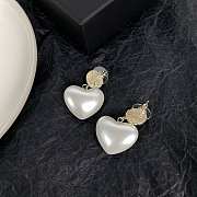 Chanel Pearl Love Earrings - 2