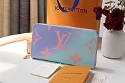 LV ZIPPY WALLET SUNRISE PASTEL - M81340 - 19.5x10.5x2.5cm - 3