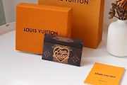 LV PORTE CARTES DOUBLE CARD HOLDER - 11x7x0.6cm - 1