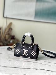 Louis Vuitton M81456 Speedy Nano Bag Bicolour Monogram Size 16 x 10 x 7.5 cm - 6