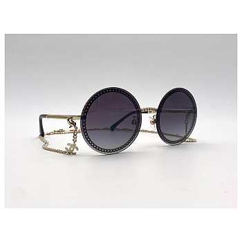 Chanel sunglasses 2021 pale gold Golden Grey