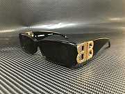 Balenciaga DYNASTY RECTANGLE SUNGLASSES IN BLACK - 2