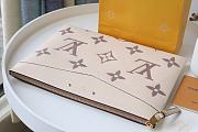 LV DAILY POUCH BEIGE MONOGRAM - M80174 - 29.5x21x1cm - 3