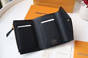 LV VICTORINE WALLET BLACK/PINK - M81285 - 12x9.5x1.5cm - 4